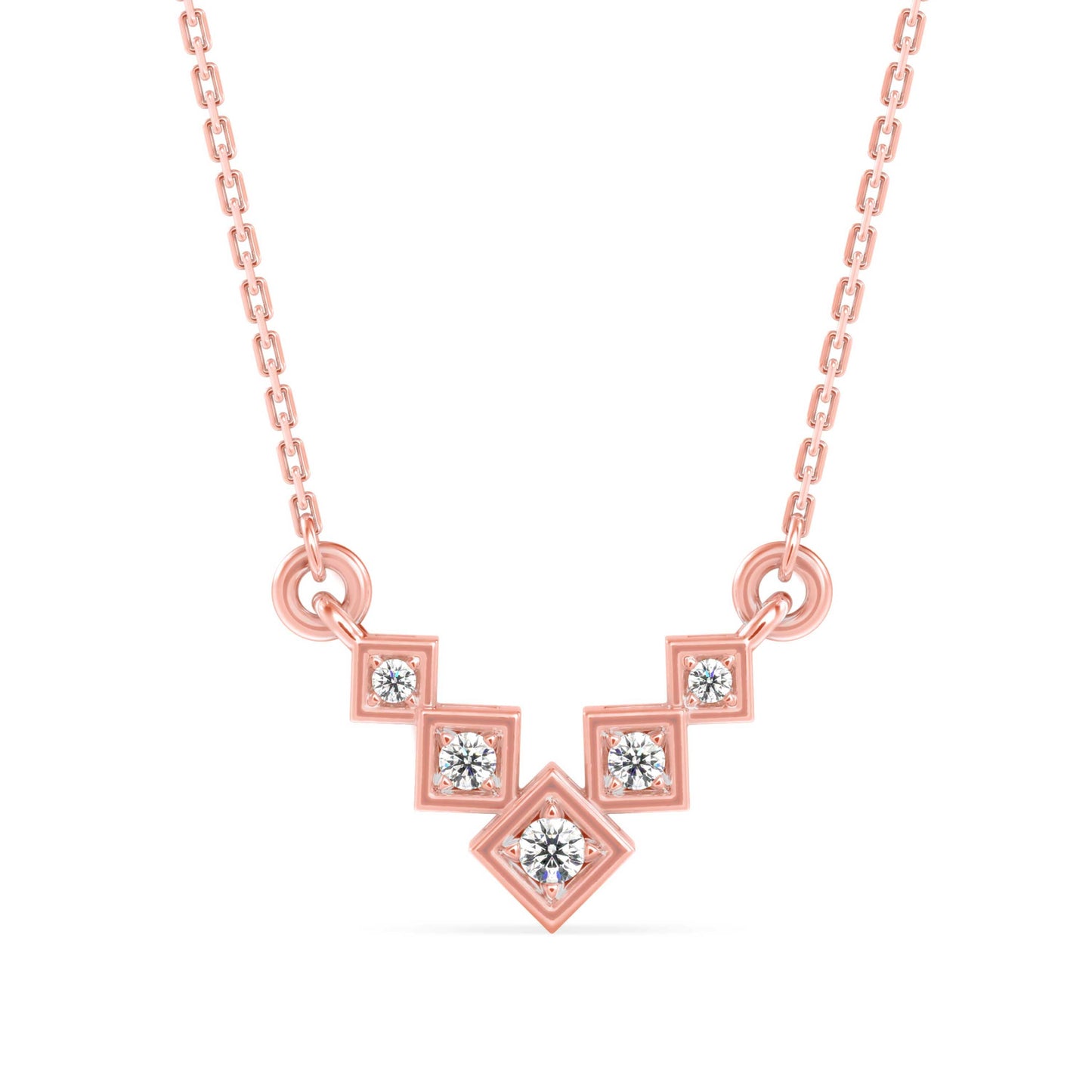 Diamond Delight Pendant Rose Gold