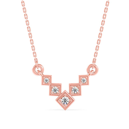 Diamond Delight Pendant Rose Gold