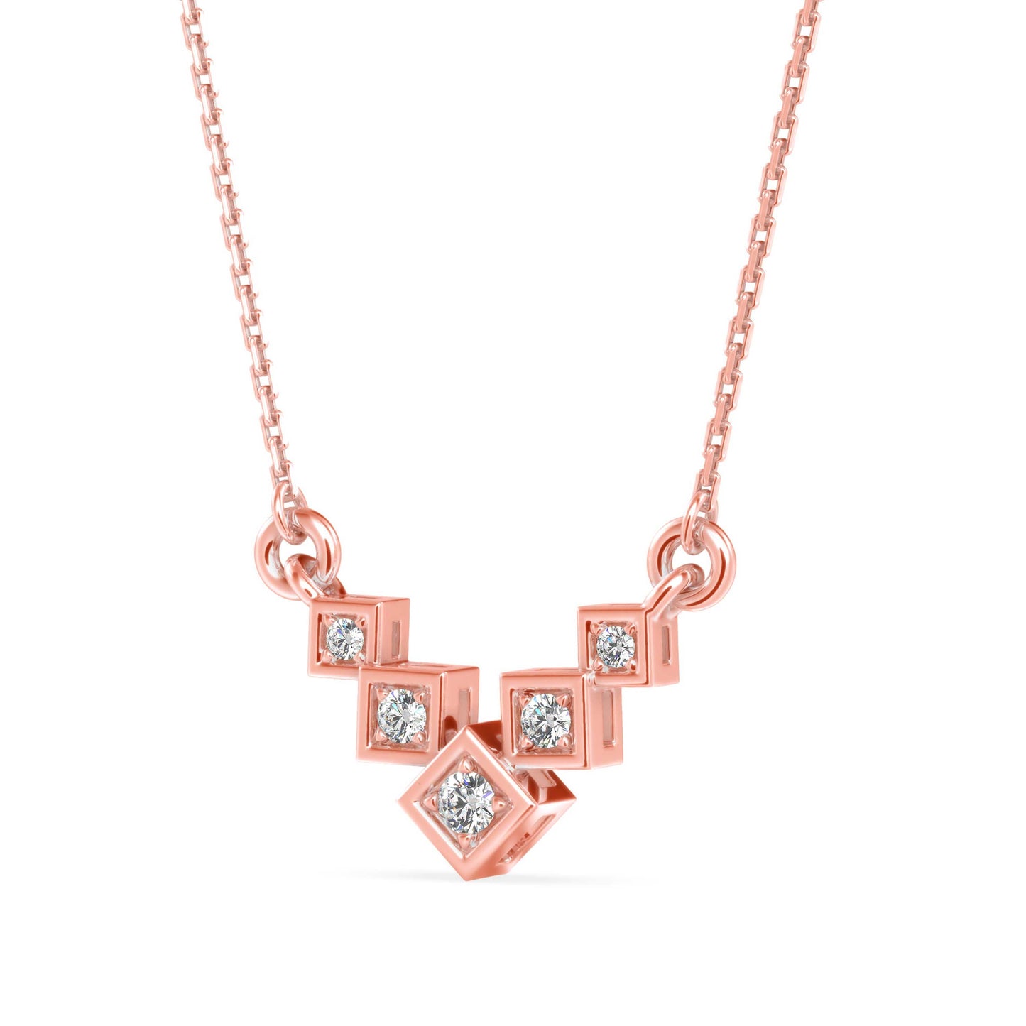 Diamond Delight Pendant Rose Gold