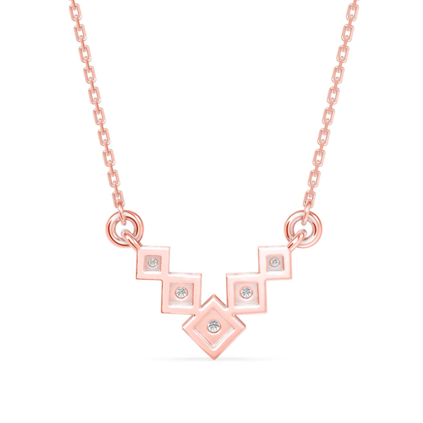 Diamond Delight Pendant Rose Gold