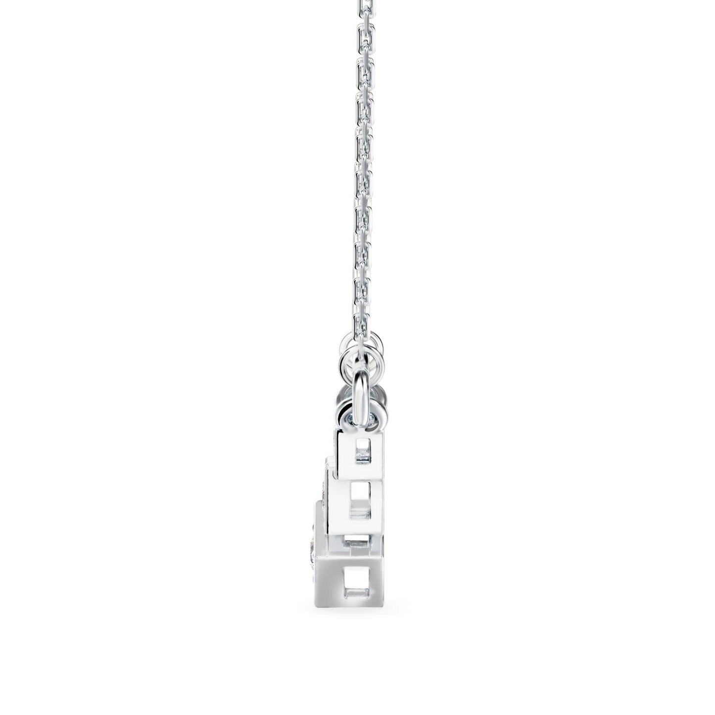 Diamond Delight Pendant White Gold