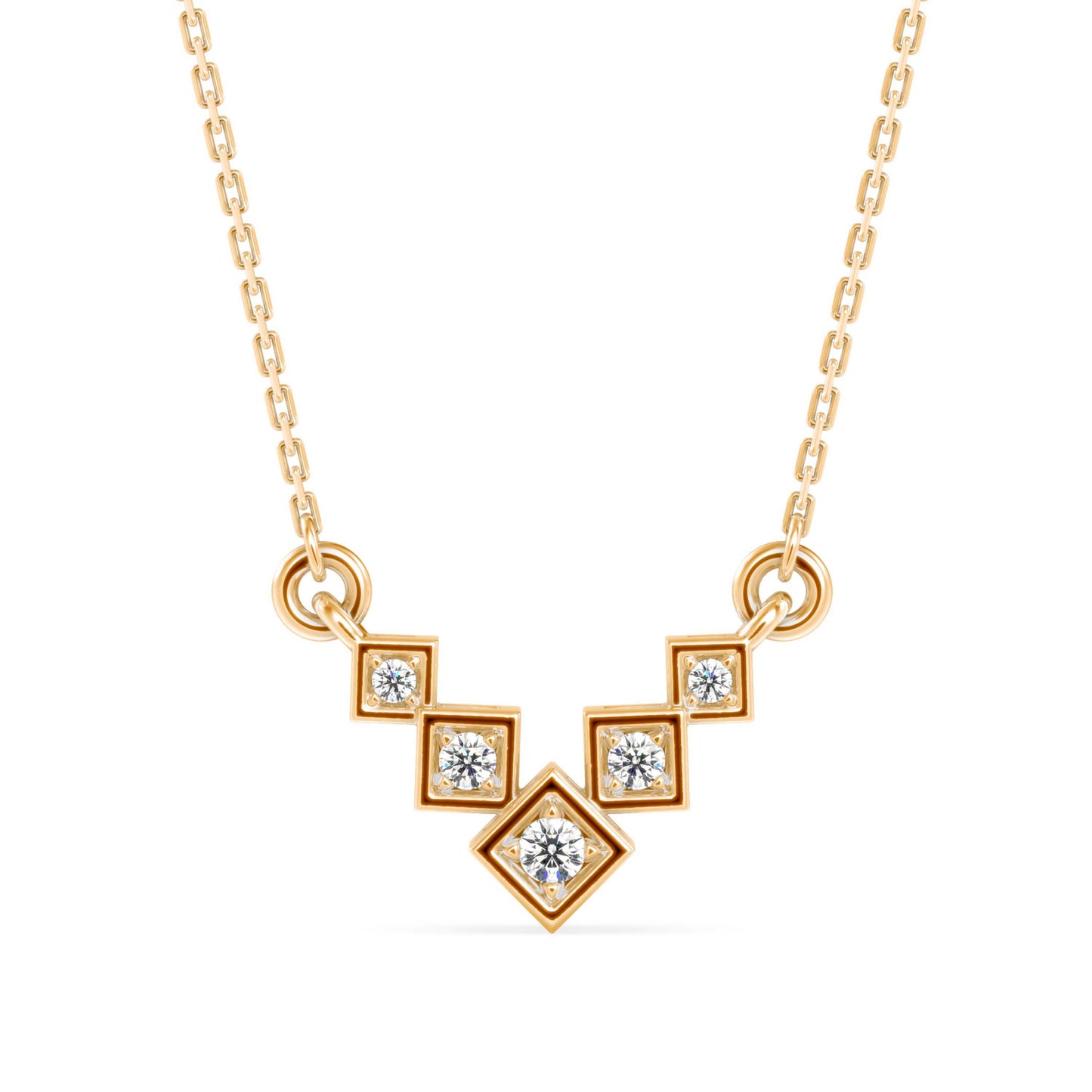 Diamond Delight Pendant Yellow Gold