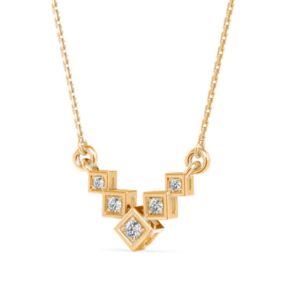 Diamond Delight Pendant Yellow Gold