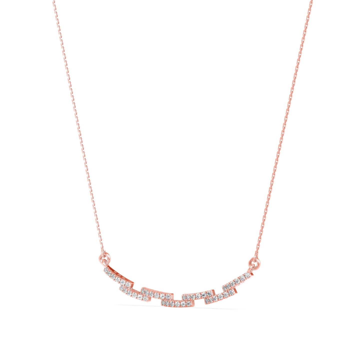 Radiant Starburst Pendant Rose Gold