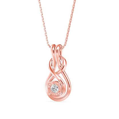 Hebe Diamond Pendant Rose Gold