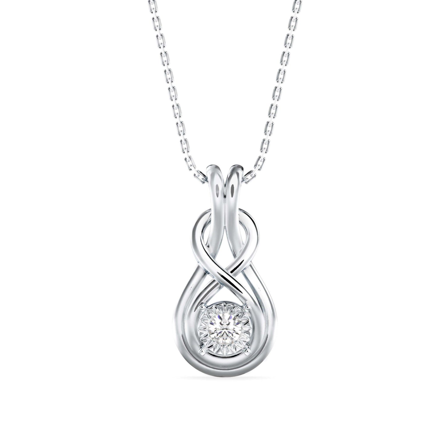 Hebe Diamond Pendant Platinum