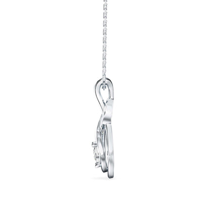 Hebe Diamond Pendant White Gold