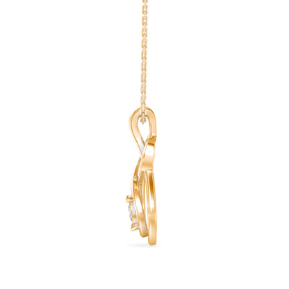 Hebe Diamond Pendant Yellow Gold