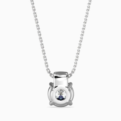 Flit Diamond Solitaire Pendant Platinum