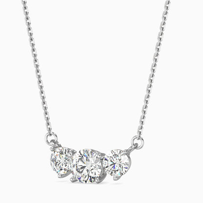 Martina Diamond Solitaire Pendant White Gold