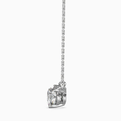 Martina Diamond Solitaire Pendant White Gold