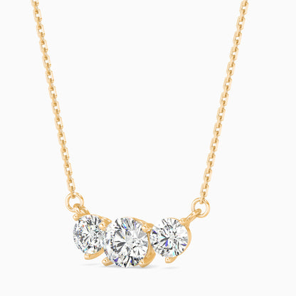 Martina Diamond Solitaire Pendant Yellow Gold