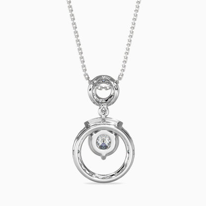 Clio Diamond Solitaire Pendant Platinum