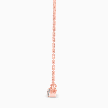 Hera Diamond Solitaire Pendant Rose Gold