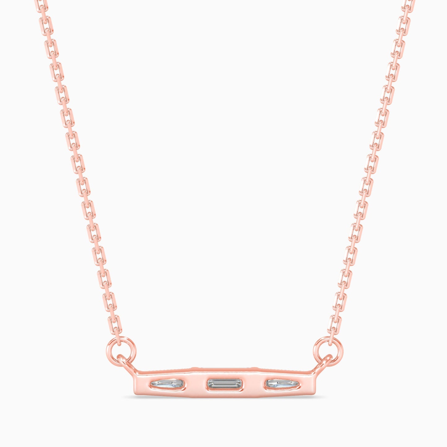 Hera Diamond Solitaire Pendant Rose Gold