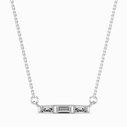 Hera Diamond Solitaire Pendant White Gold