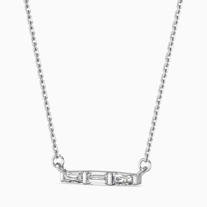 Hera Diamond Solitaire Pendant White Gold