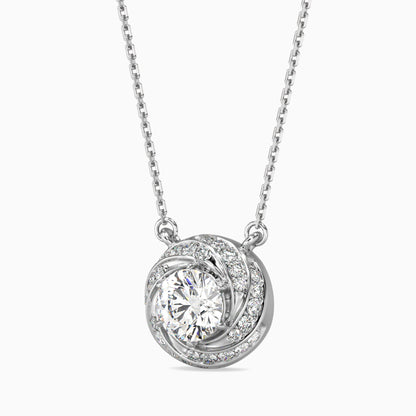 Heavenly Gem Solitaire Pendant Platinum