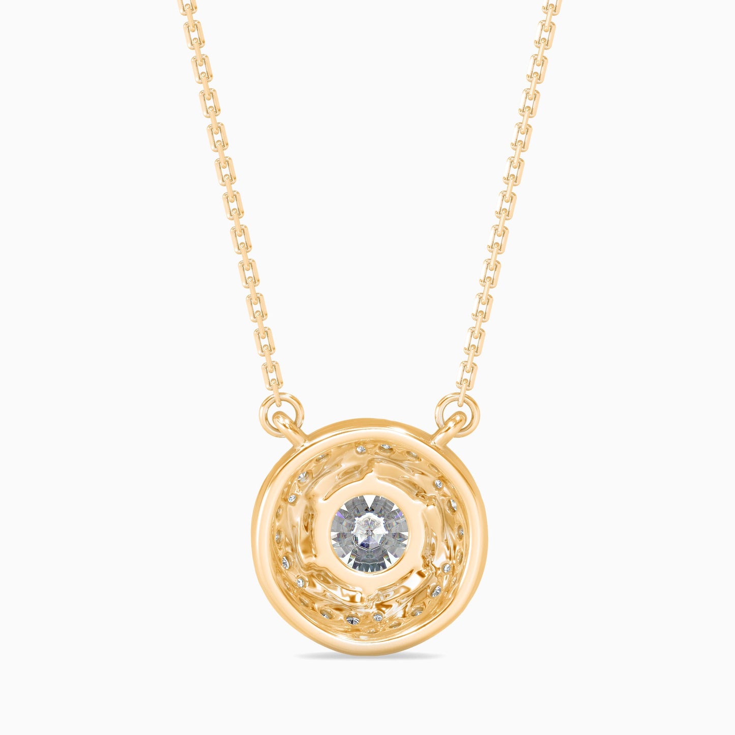 Heavenly Gem Solitaire Pendant Yellow Gold