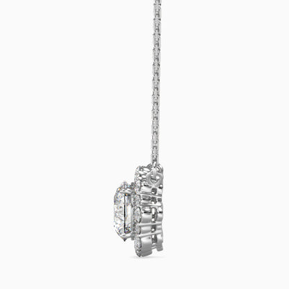 Gaston Diamond Solitaire Pendant Platinum