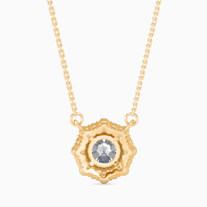 Gaston Diamond Solitaire Pendant Yellow Gold