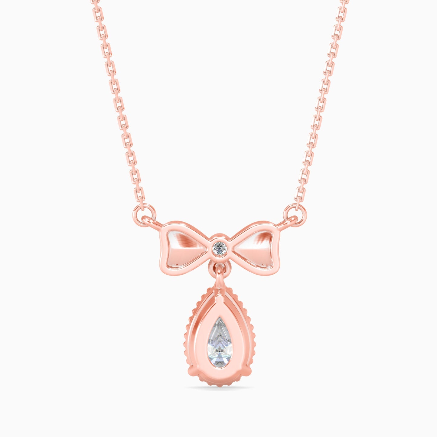 Attina Solitaire Diamond Pendant Rose Gold