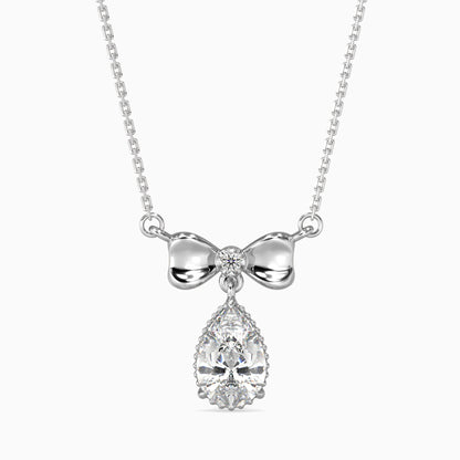 Attina Solitaire Diamond Pendant Platinum