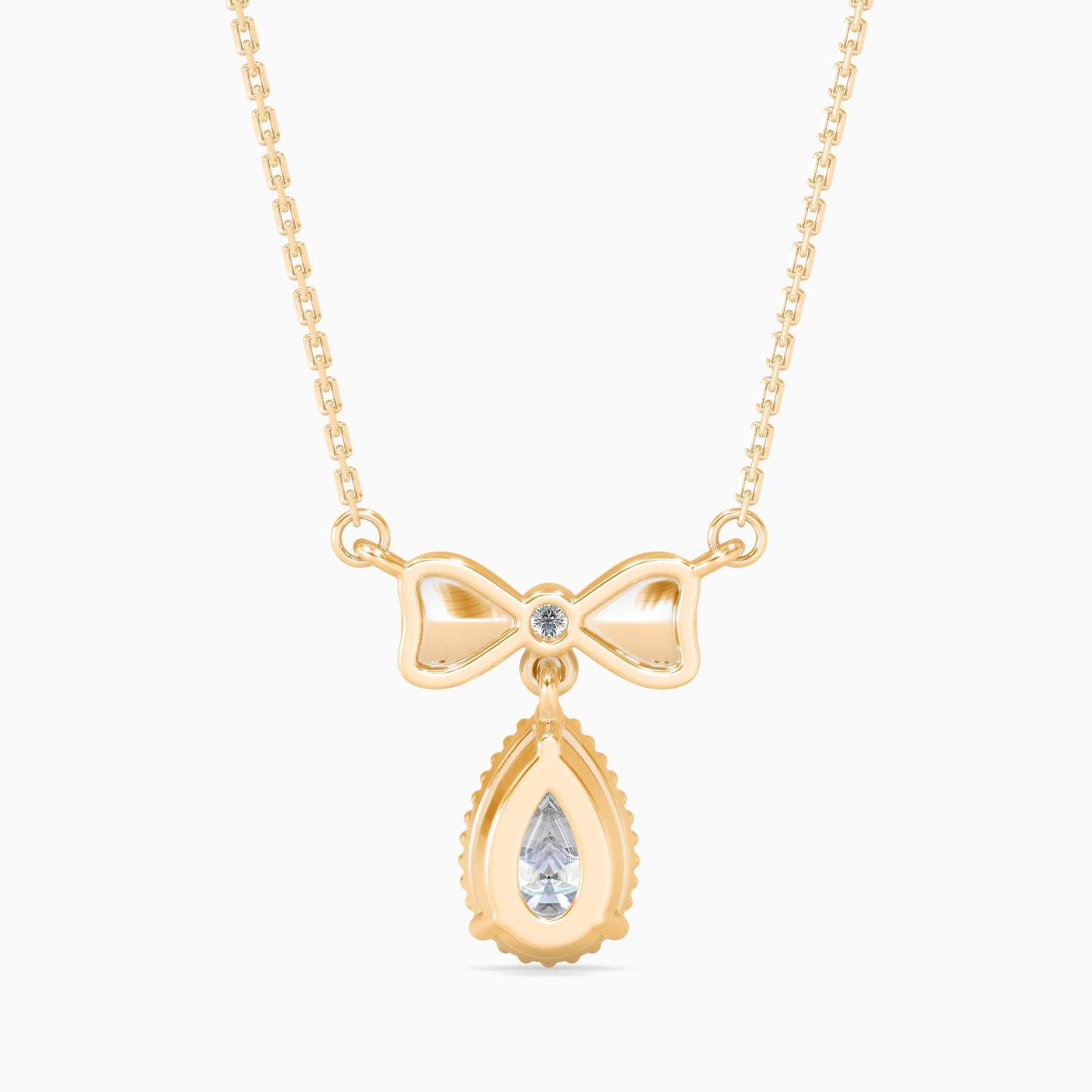 Attina Solitaire Diamond Pendant Yellow Gold