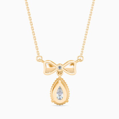 Attina Solitaire Diamond Pendant Yellow Gold