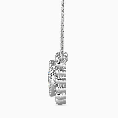 Soliste Diamond Solitaire Pendant Platinum