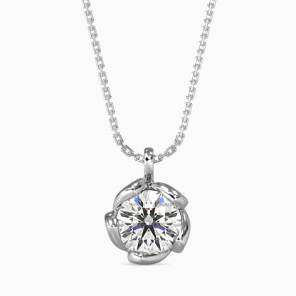 Marella Solitaire Diomand Pendant Platinum