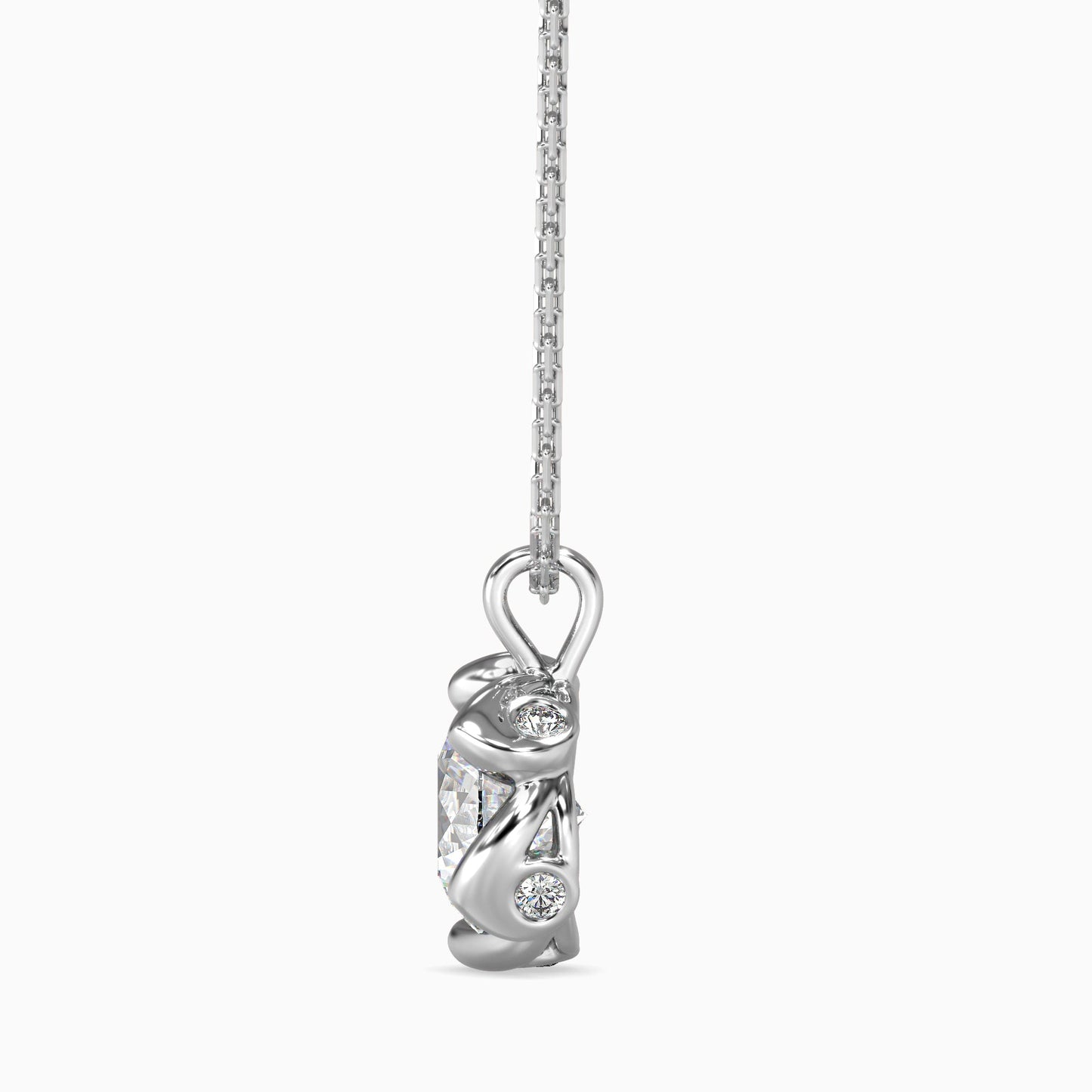 Marella Solitaire Diomand Pendant Platinum