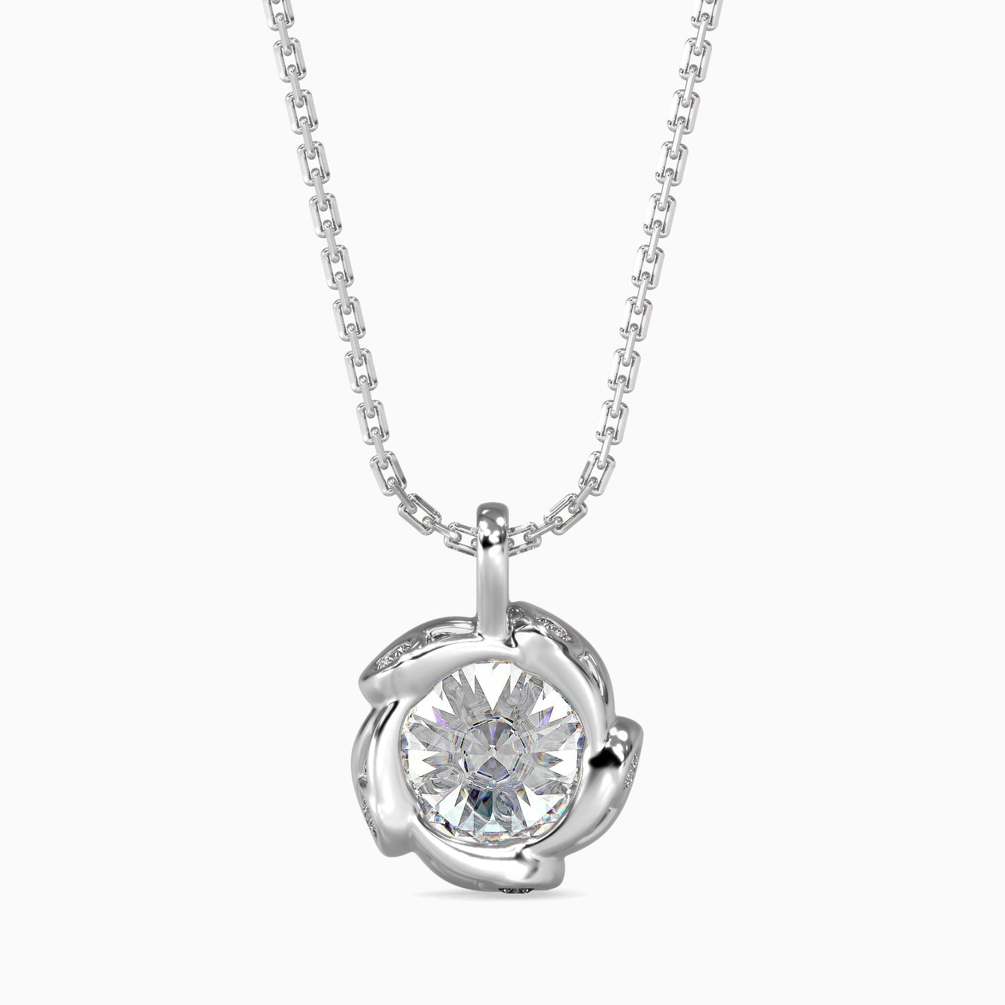 Marella Solitaire Diomand Pendant Platinum