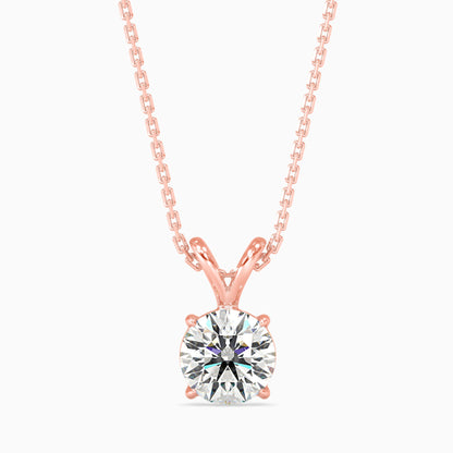 Brilliance Blooms Diamond Pendant Rose Gold