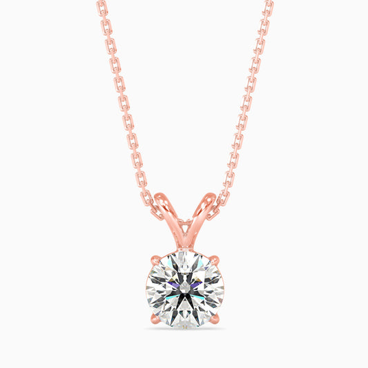 Brilliance Blooms Diamond Pendant Rose Gold