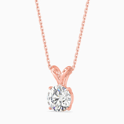 Brilliance Blooms Diamond Pendant Rose Gold