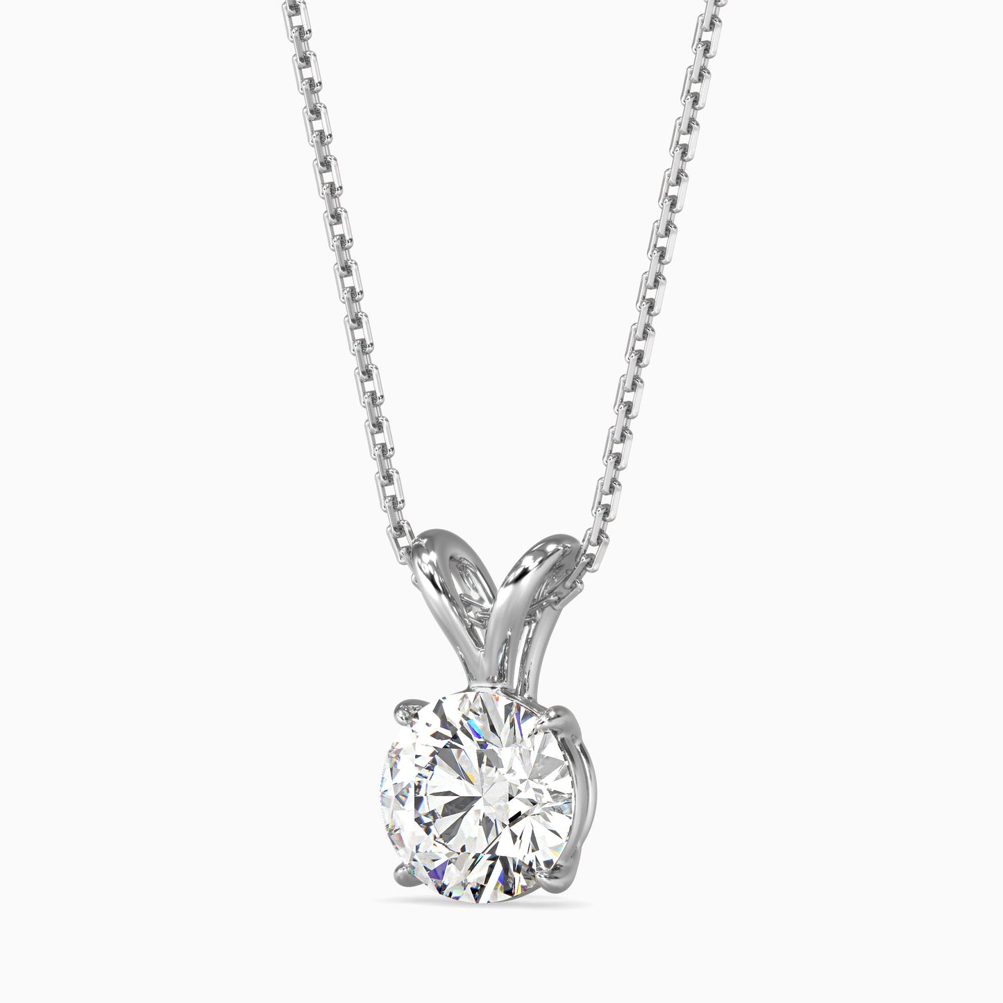 Brilliance Blooms Diamond Pendant Platinum