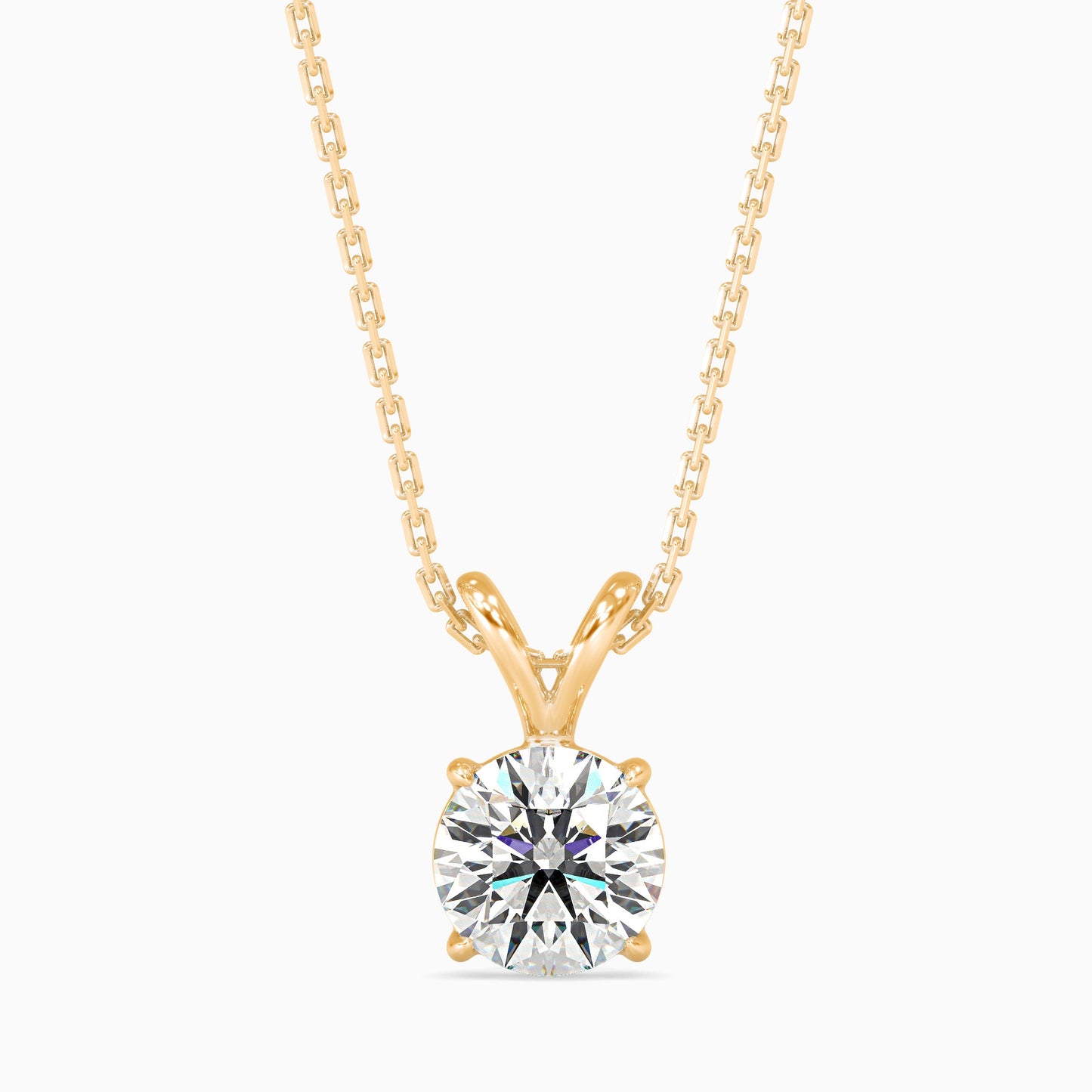 Brilliance Blooms Diamond Pendant Yellow Gold