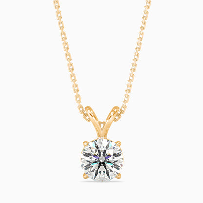 Brilliance Blooms Diamond Pendant Yellow Gold