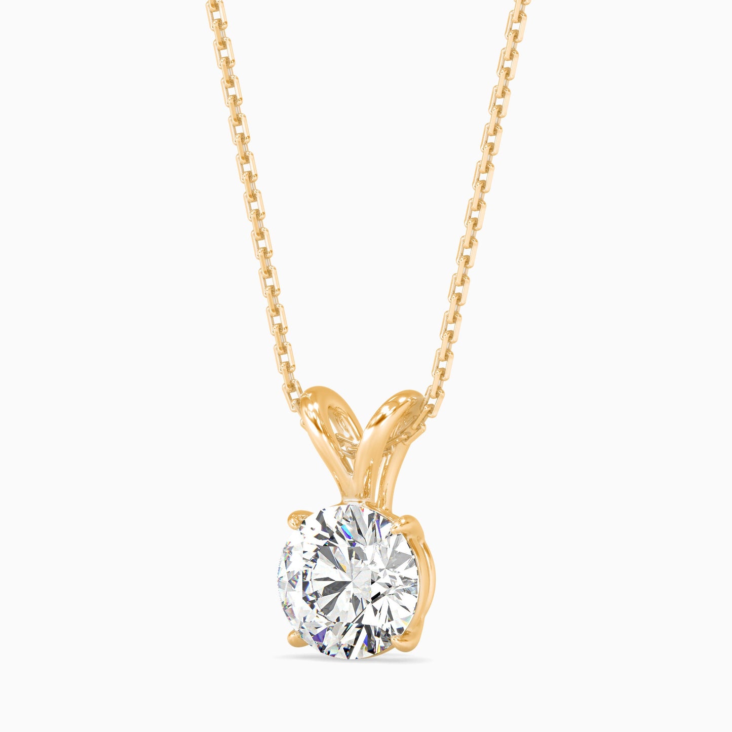 Brilliance Blooms Diamond Pendant Yellow Gold