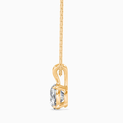 Brilliance Blooms Diamond Pendant Yellow Gold