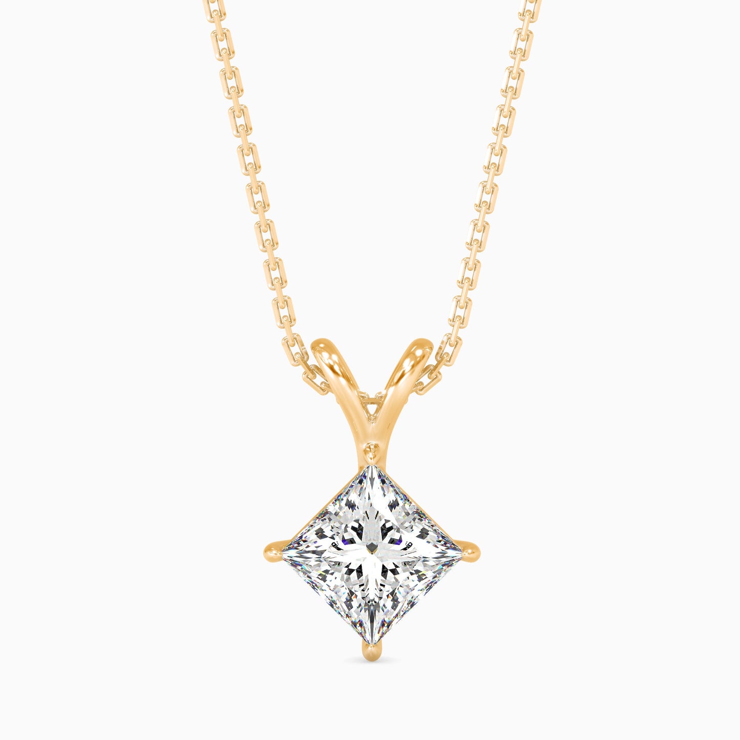 Eternal Elegance Solitaire Pendant Yellow Gold