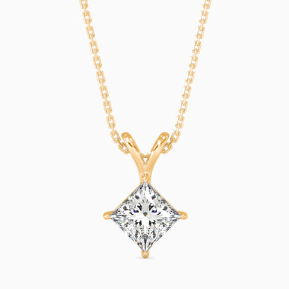 Eternal Elegance Solitaire Pendant Yellow Gold