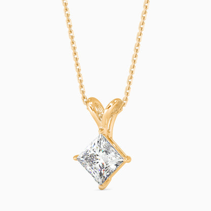 Eternal Elegance Solitaire Pendant Yellow Gold