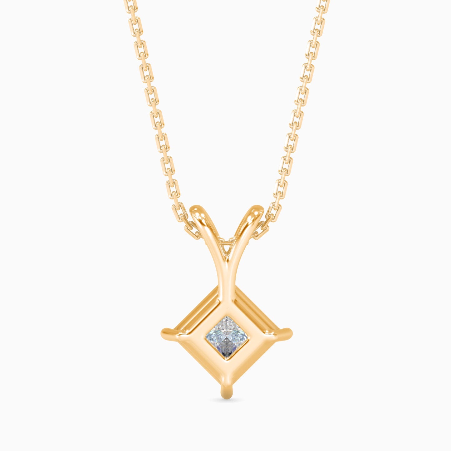 Eternal Elegance Solitaire Pendant Yellow Gold