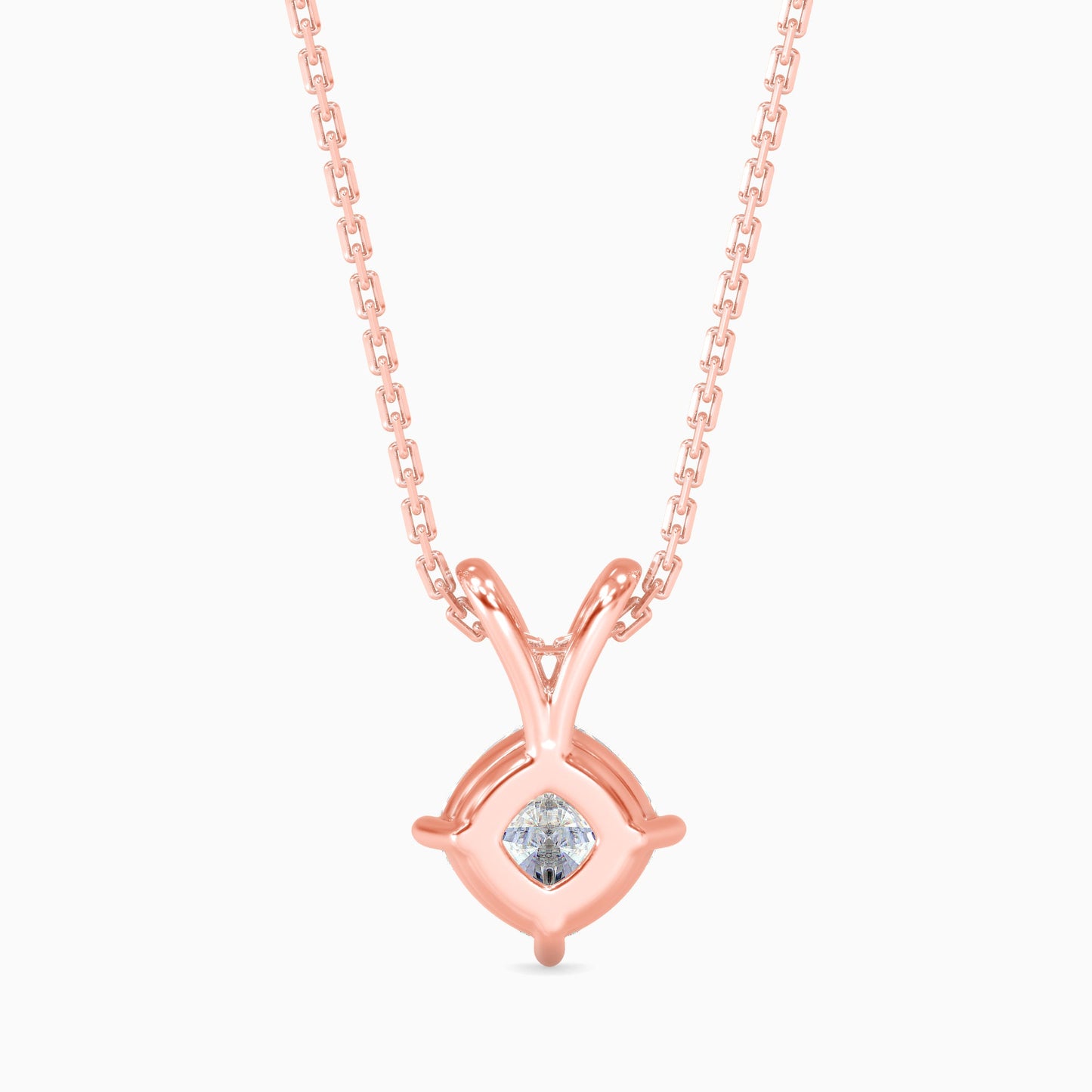 Shimmering Moondrops Diamond Pendant Rose Gold