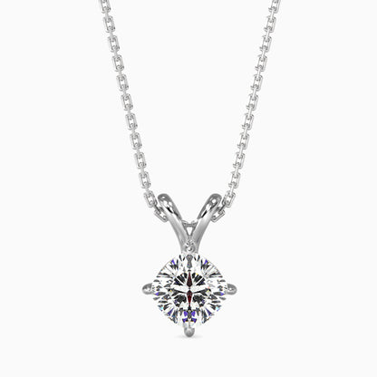 Shimmering Moondrops Diamond Pendant Platinum