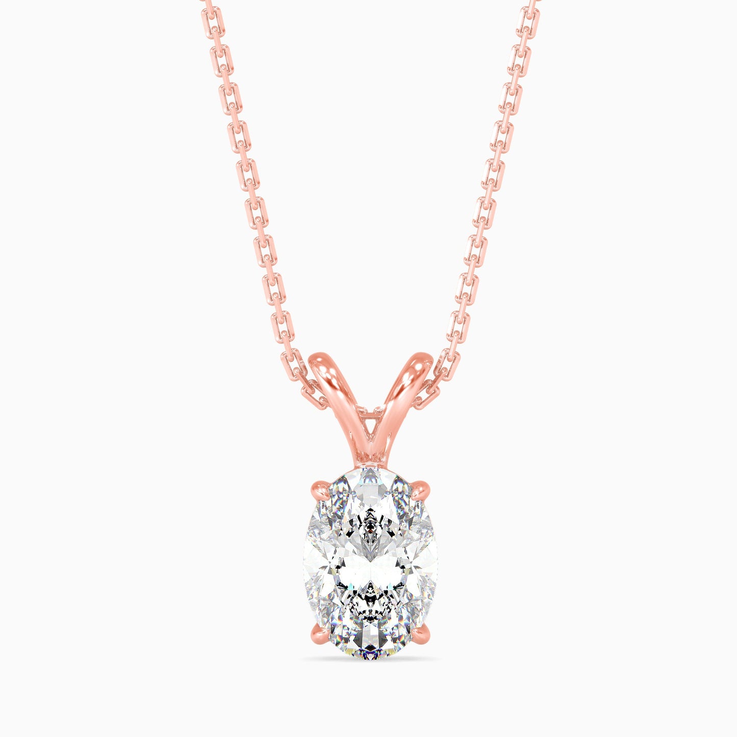 Enchanted Eclipses Solitaire Pendant Rose Gold