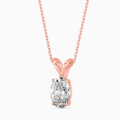 Enchanted Eclipses Solitaire Pendant Rose Gold