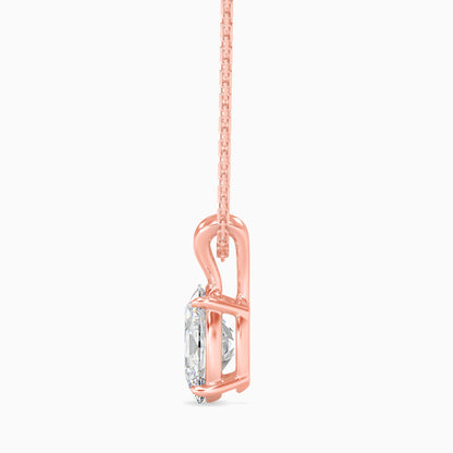 Enchanted Eclipses Solitaire Pendant Rose Gold